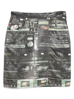 Moschino Pre-Owned: Юбка с принтом 