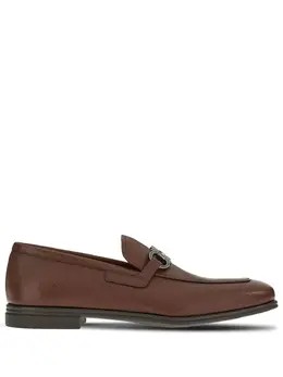 Ferragamo: Коричневые мокасины  Gancini