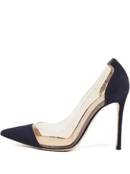 Gianvito Rossi: Синие туфли  Plexi