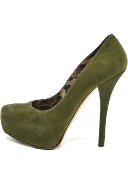 Dolce & Gabbana Pre-Owned: Зелёные туфли 