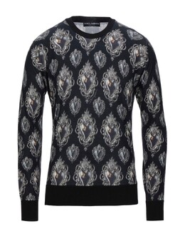 Dolce & Gabbana: Чёрный свитер 
