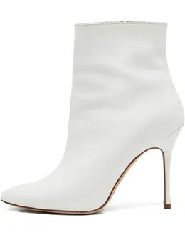 Manolo Blahnik: Белые ботинки 