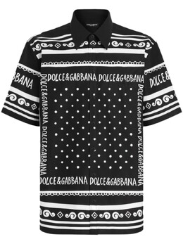 Dolce & Gabbana: Рубашка с принтом 