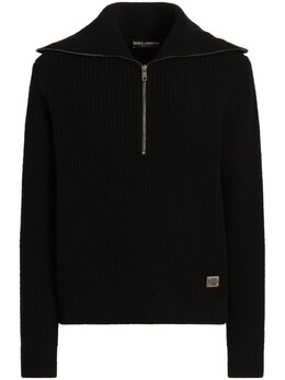 Dolce & Gabbana: Чёрный свитер 