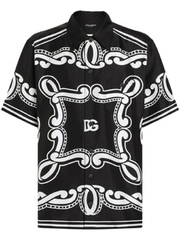 Dolce & Gabbana: Рубашка с принтом 