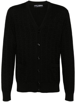 Dolce & Gabbana: Чёрный кардиган 