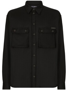 Dolce & Gabbana: Рубашка из шерсти 