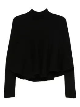Sportmax: Чёрный свитер 