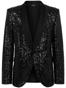 Dolce & Gabbana: Куртка с пайетками 