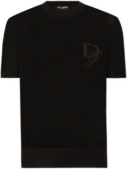 Dolce & Gabbana: Чёрный свитер 