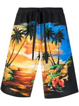 Dolce & Gabbana: Шорты с принтом 
