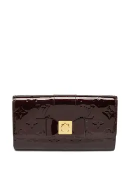 Louis Vuitton Pre-Owned: Коричневый кошелёк 