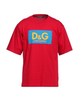 Dolce & Gabbana: Красная футболка 