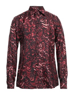 Dolce & Gabbana: Бордовая рубашка 