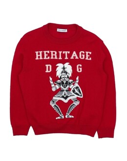 Dolce & Gabbana: Красный свитер 