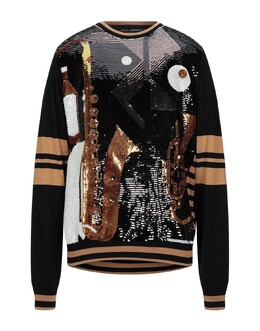 Dolce & Gabbana: Чёрный свитер 