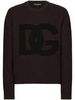 Dolce & Gabbana: Коричневый свитер 