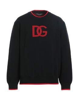 Dolce & Gabbana: Чёрный свитер 