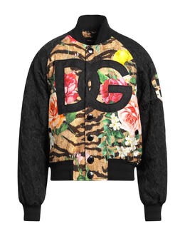 Dolce & Gabbana: Чёрная куртка 