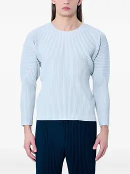 Homme Plissé Issey Miyake: Голубая футболка 