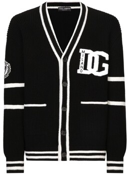 Dolce & Gabbana: Чёрный кардиган 