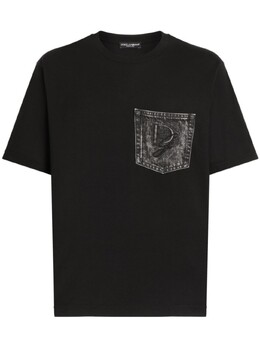 Dolce & Gabbana: Футболка с карманами 