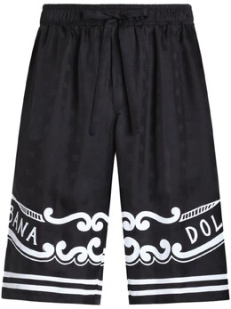 Dolce & Gabbana: Чёрные шорты 