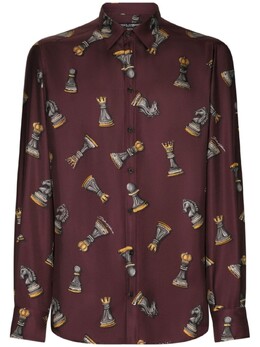 Dolce & Gabbana: Шёлковая рубашка 