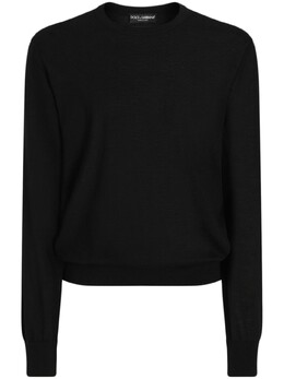 Dolce & Gabbana: Чёрный свитер 