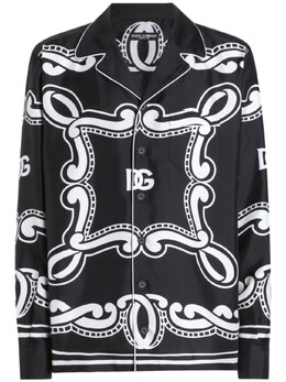 Dolce & Gabbana: Рубашка с принтом 