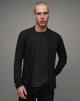 Allsaints: Кардиган  Mode из мериноса