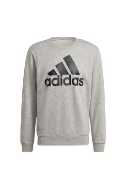 Adidas: Серая толстовка 