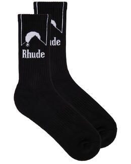 Rhude: Чёрные носки 
