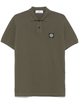 Stone Island: Зелёная рубашка 