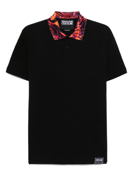 Versace Jeans Couture: Чёрная рубашка 