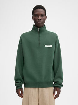Jacquemus: Свитер на молнии 