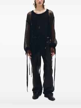 Ann Demeulemeester: Чёрный свитер 