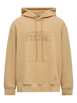 MM6 Maison Margiela: Толстовка с вышивкой 