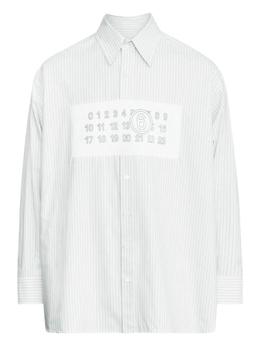 MM6 Maison Margiela: Рубашка в полоску 