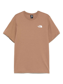 The North Face: Коричневая футболка  NSE