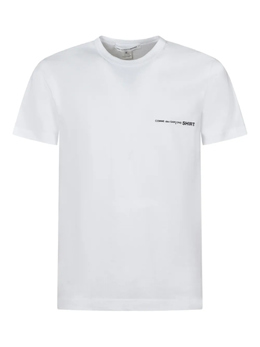 Comme Des Garcons Shirt: Белая футболка 
