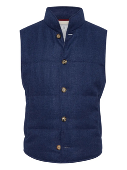 Brunello Cucinelli: Джинсовый жилет 