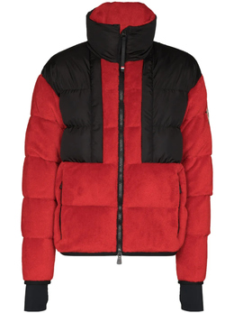 Moncler Grenoble: Красный пуховик 