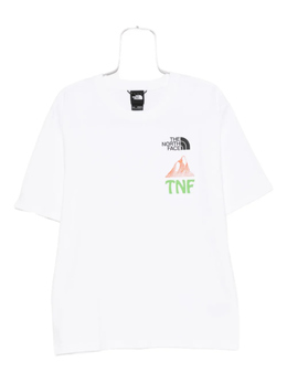 The North Face: Белая футболка 