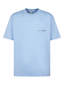 Comme Des Garcons Shirt: Синяя футболка 