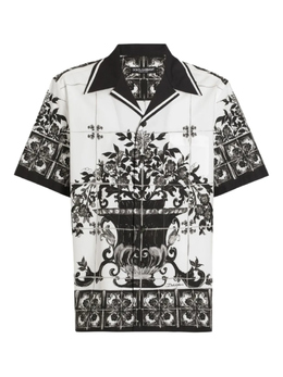 Dolce & Gabbana: Рубашка  Majolica с принтом