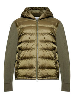 Moncler: Зелёный кардиган 