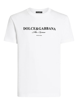 Dolce & Gabbana: Белая футболка 