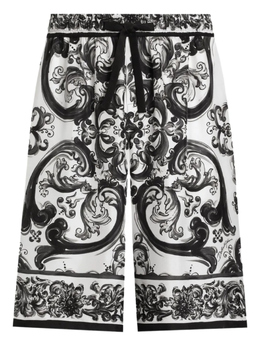 Dolce & Gabbana: Шорты  Majolica с принтом