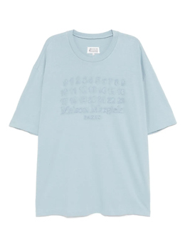 Maison Margiela: Синяя футболка 